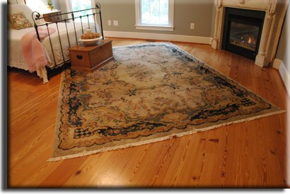 Select heart pine flooring