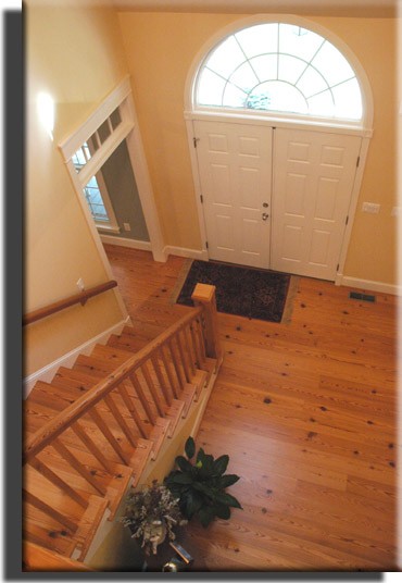 Select Heart pine flooring
