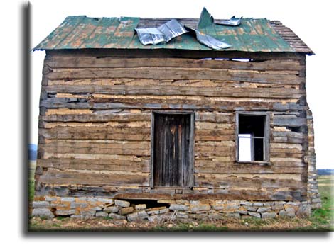 Log cabin reclaimed