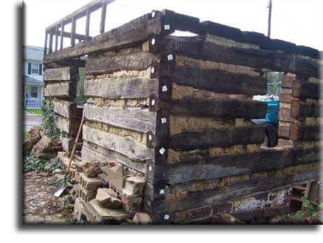 Log cabin - original hand hewn