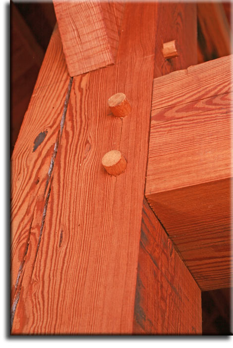 Southern long leaf pine timbers