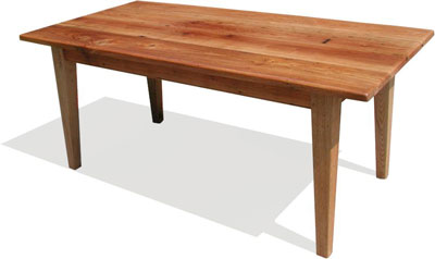Antique wormy chestnut table
