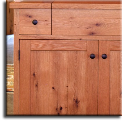 Antique oak cabinets