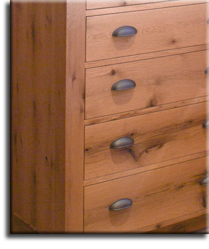 Reclaimed oak lumber