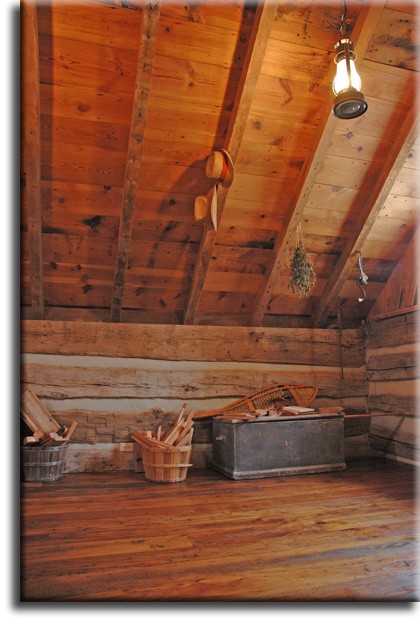 Chestnut plank flooring