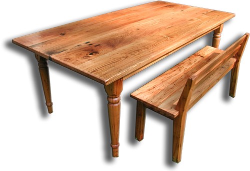 table and bench