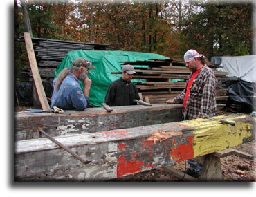reclaimed beams