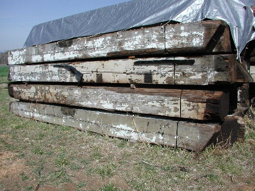 Antique doug fir beams