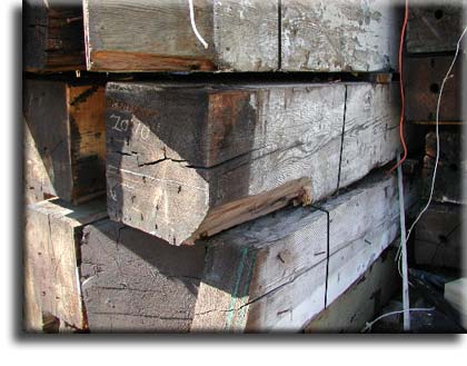 reclaimed douglas fir timbers