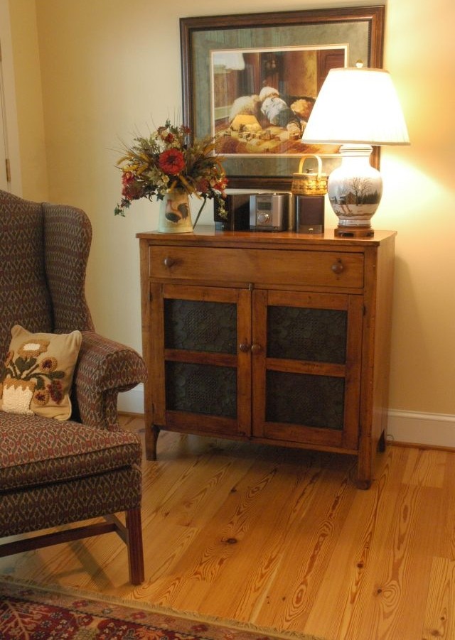 Select heart pine flooring