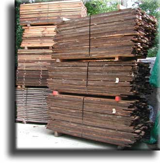 Antique lumber and timbers