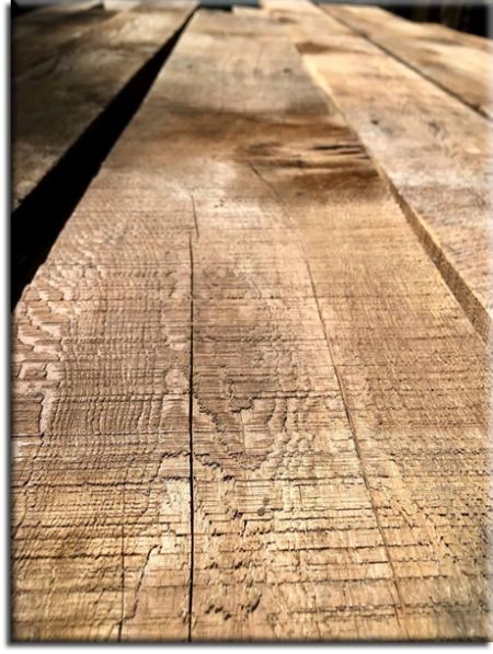 Reclaimed lumber wall cladding