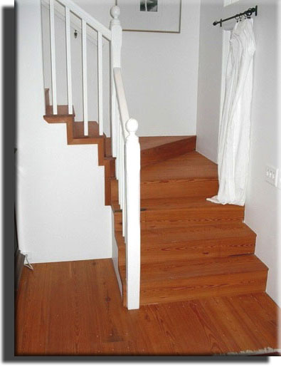 Heart pine flooring