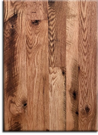 Circle sawn Rustic Red Oak flooring