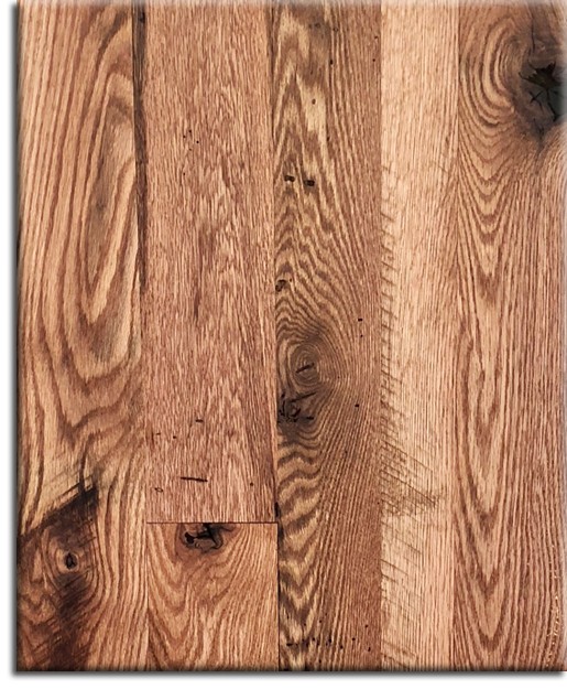 Character red oak flooring