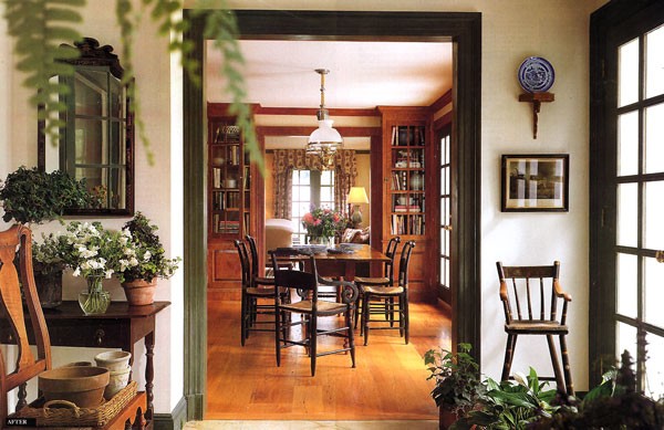 Antique wormy chestnut flooring