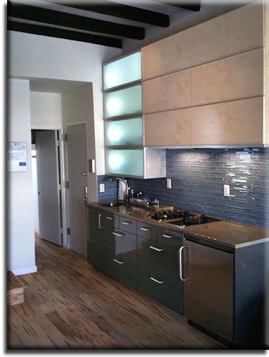 Wormy maple wide plank flooring