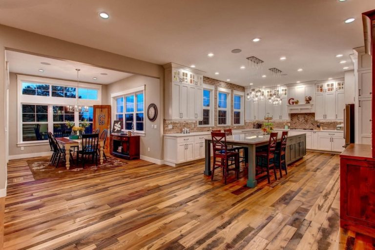Reclaimed wood flooring