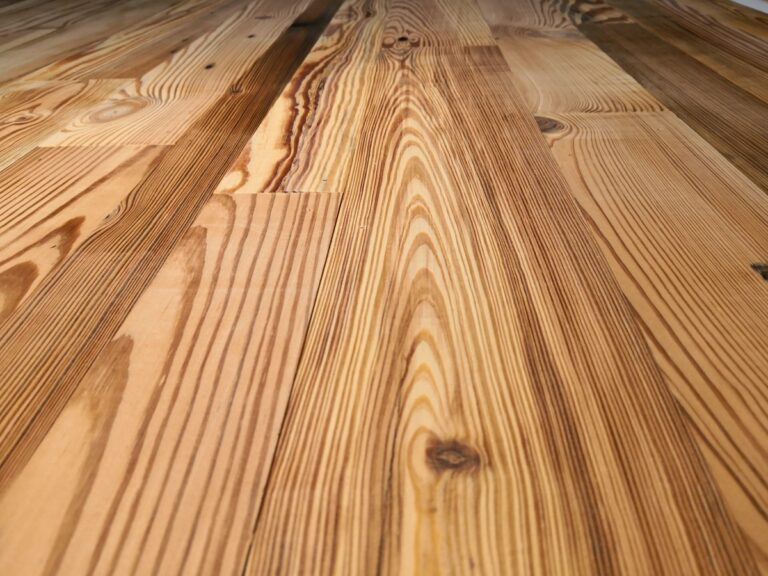 Heart Pine wall cladding
