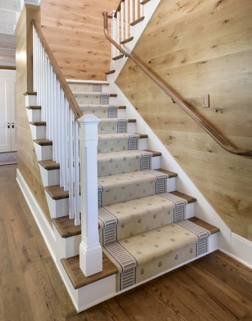 Antique Oak Flooring & Staircase