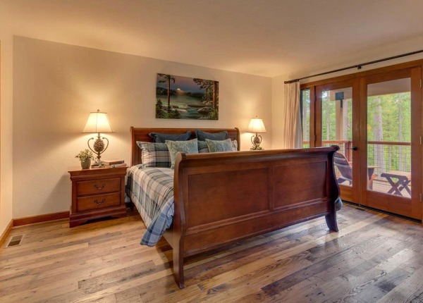 Reclaimed wormy chestnut flooring
