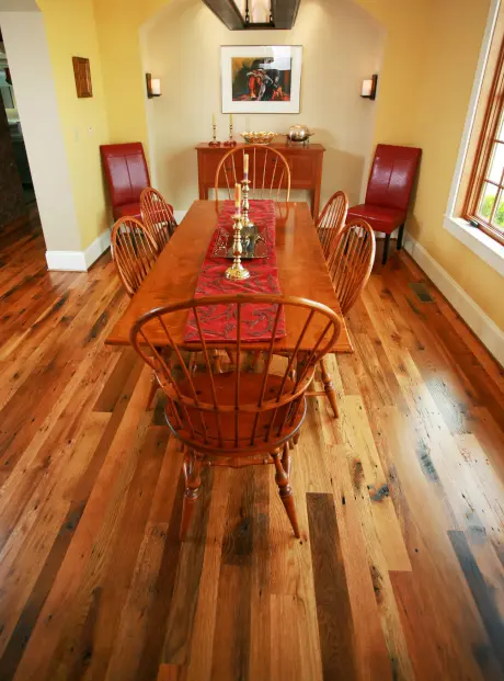 Random width flooring