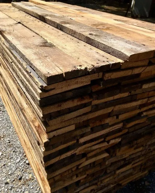 Reclaimed wall cladding