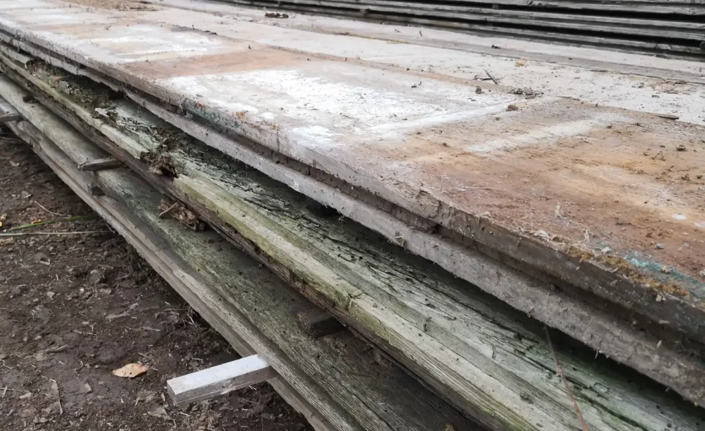Reclaimed Pine Decking