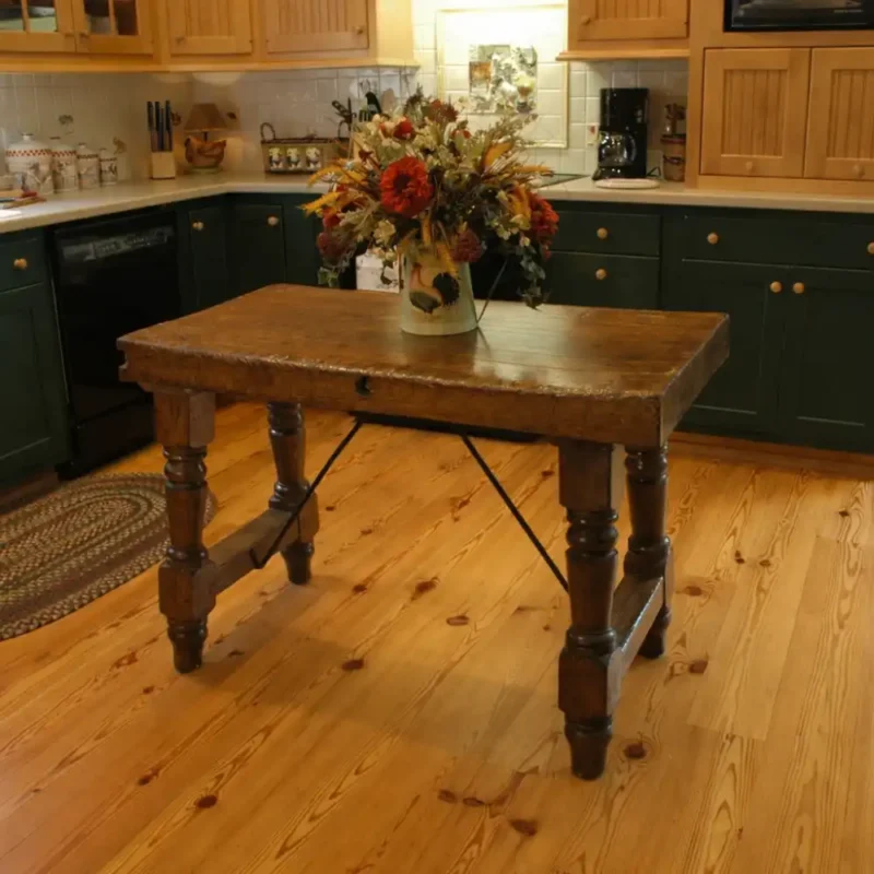 Select reclaimed heart pine flooring