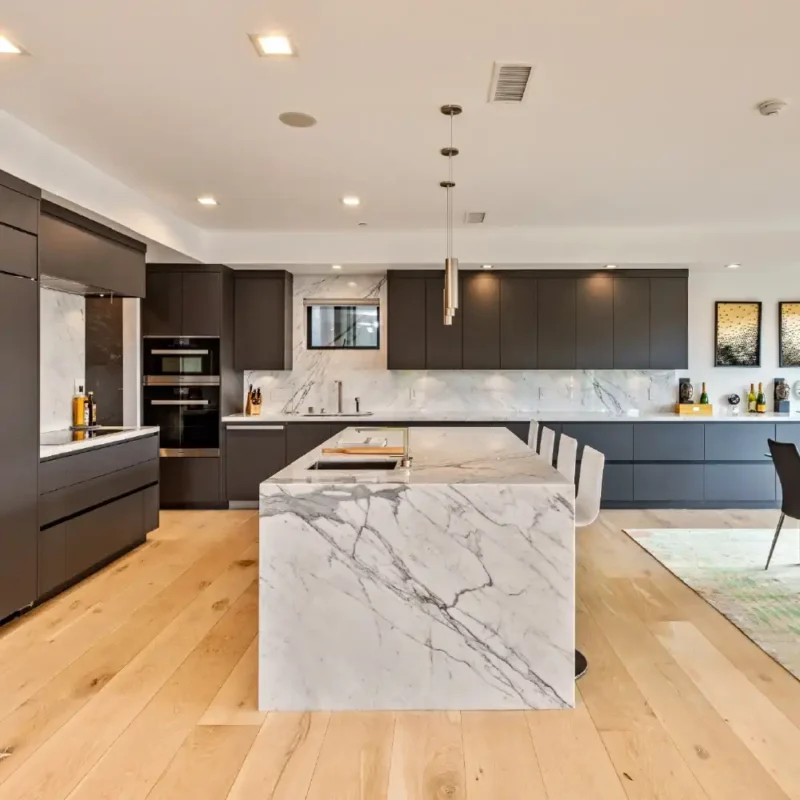 Rustic white oak flooring