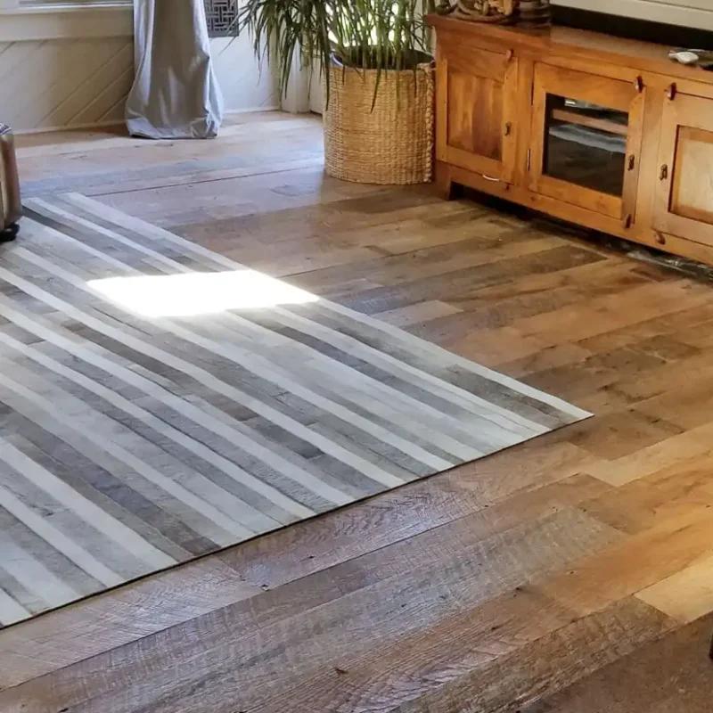 Threshing Barn Wood Flooring. Original face barn wood oak flooring.