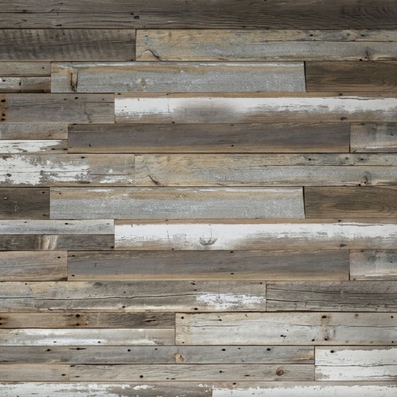Faded white barn siding