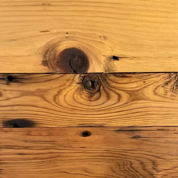 reclaimed barnwood pine holes