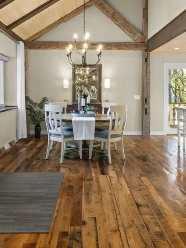 Reclaimed hardwood flooring