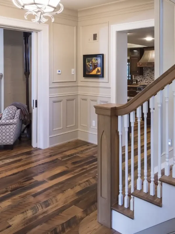 Reclaimed mixed hardwood flooring
