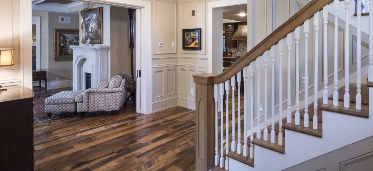 Reclaimed mixed hardwood flooring